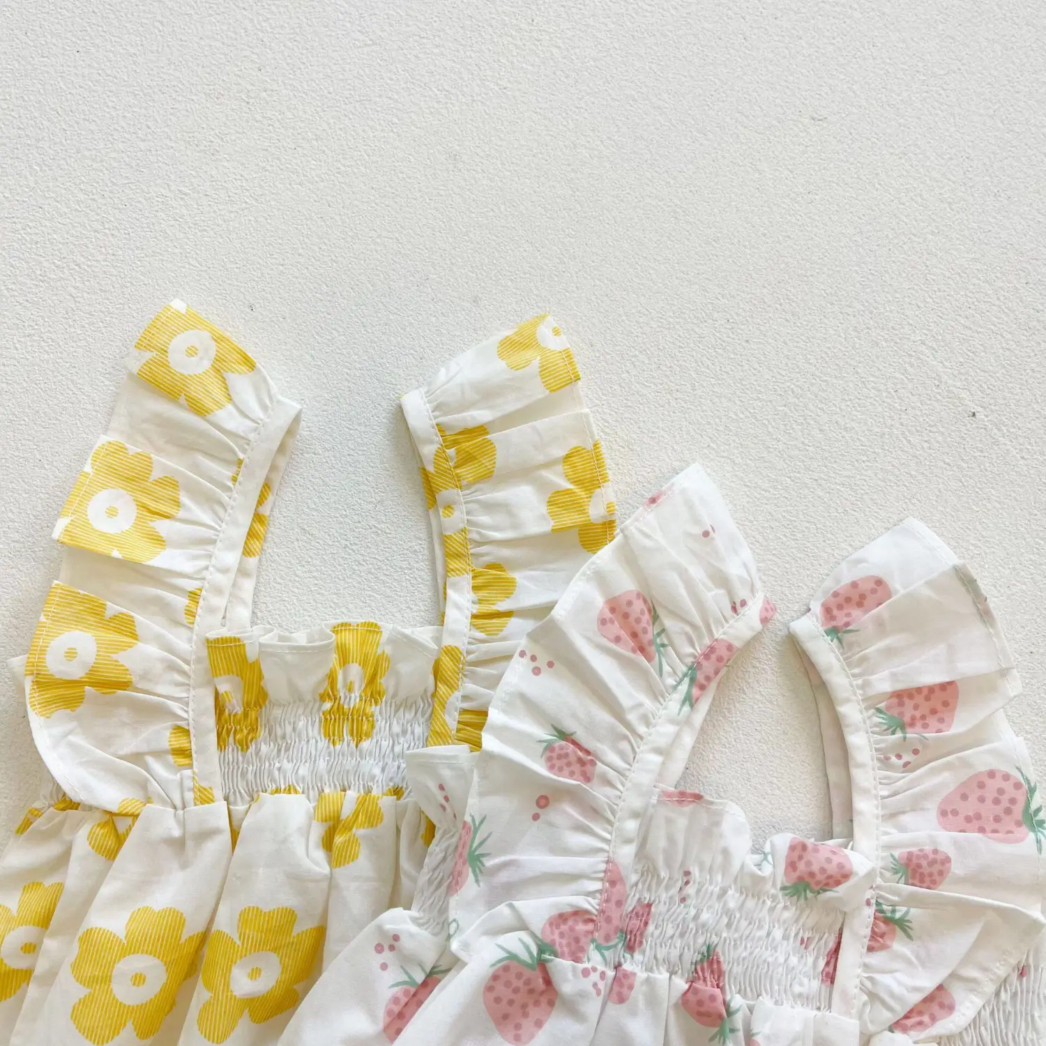 Baby Girl Romper Summer Infant Jumpsuit Fresh-style Suspender Onesie