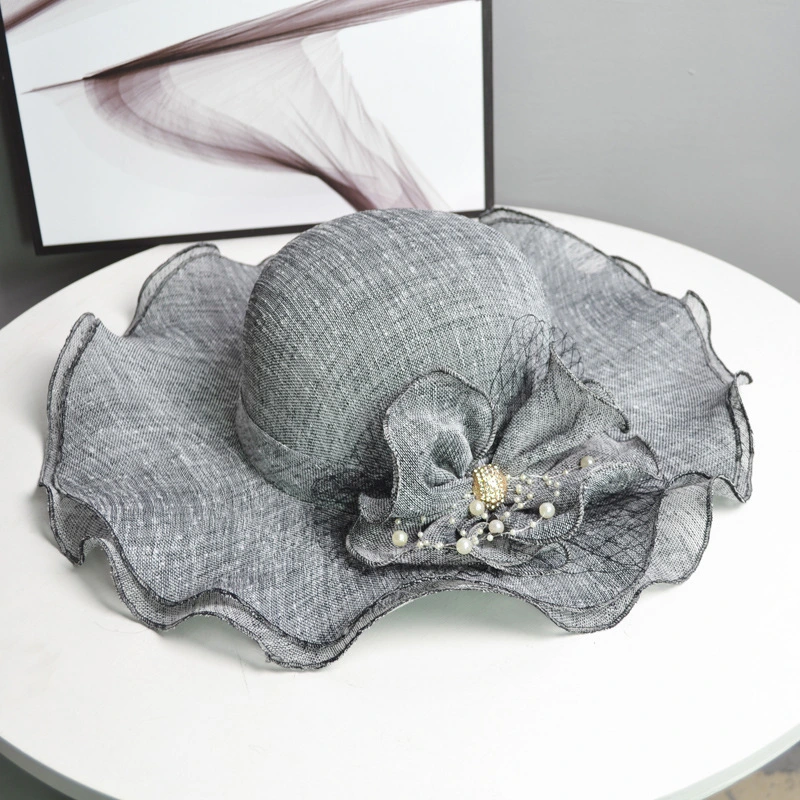 Women's Linen Breathable Wide-Brim Sun Hat