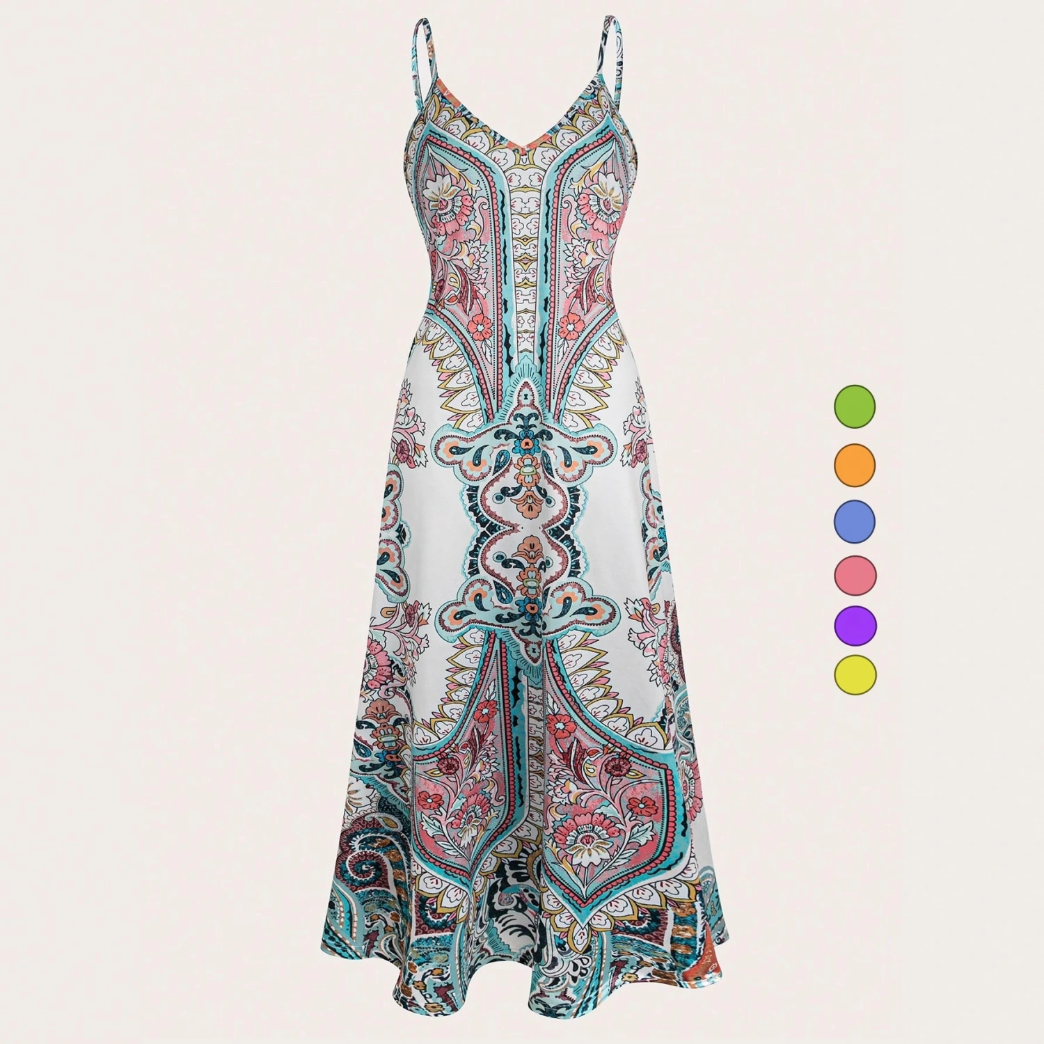 Loose-fitting Figure-flattering Sun-protective Slip Dress