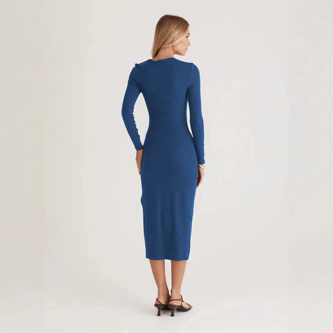 High-grade Sense Dress Pleated Shoulder