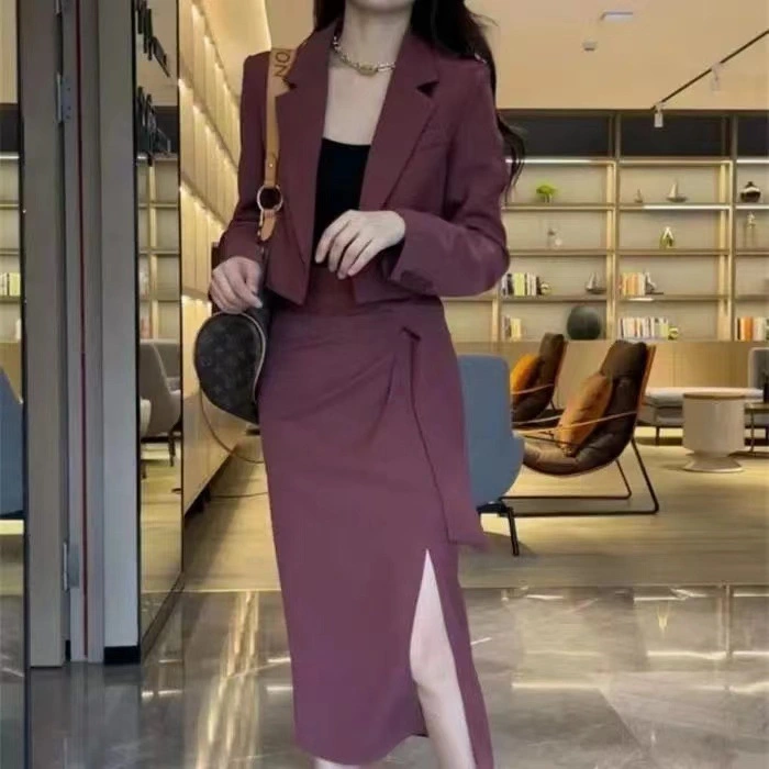 Women's Fashion Short Suit Skirt Set