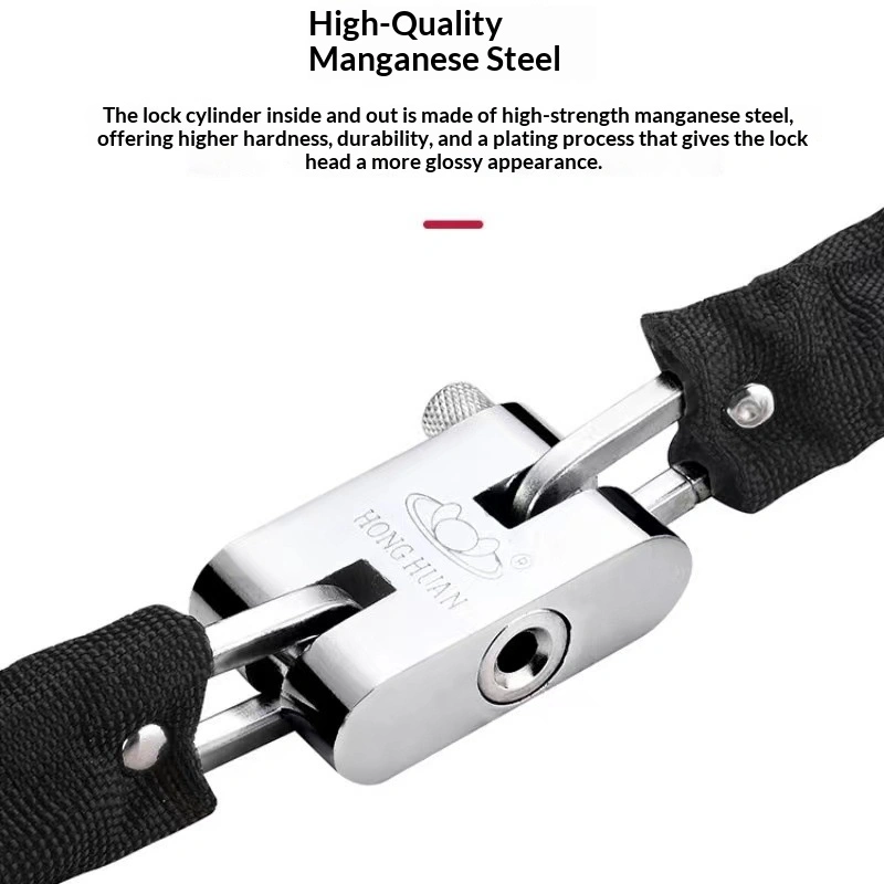 Electric Bike Chain Padlock Chain Lock Anti-theft Chain