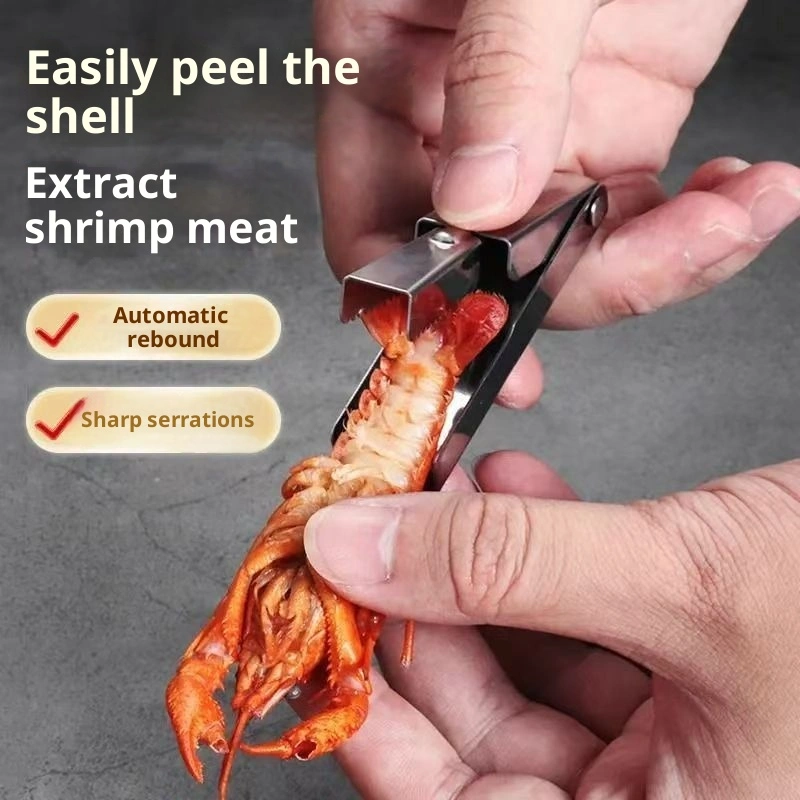 Meat-removing Shell-opening Tool For Crayfish Peelerdecapoditor