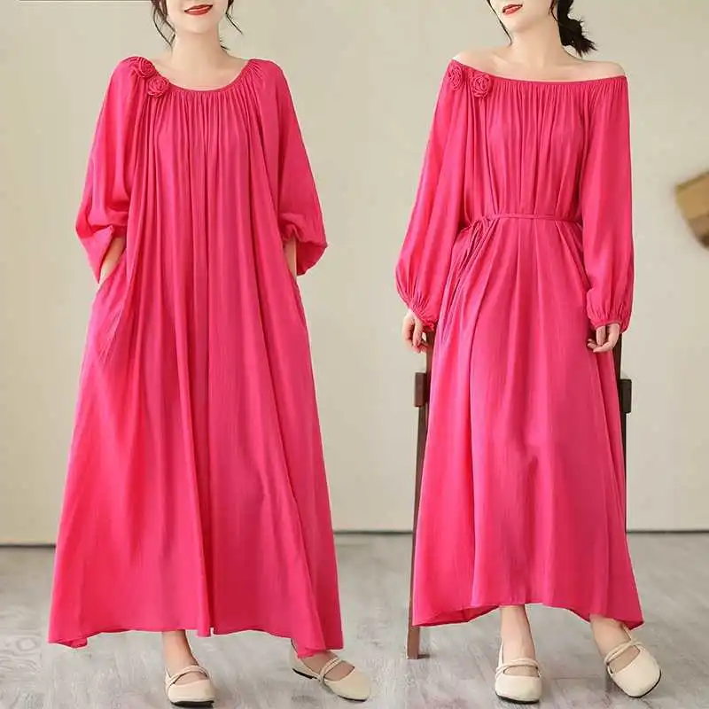 New Loose Fitting Flattering Below The Knee Length Dress