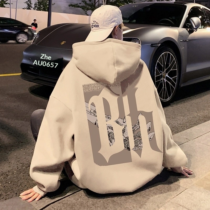 Loose-fit Hoodie Hong Kong-style High-street Fashion Brand Jacket