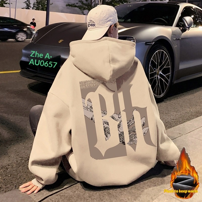 Loose-fit Hoodie Hong Kong-style High-street Fashion Brand Jacket