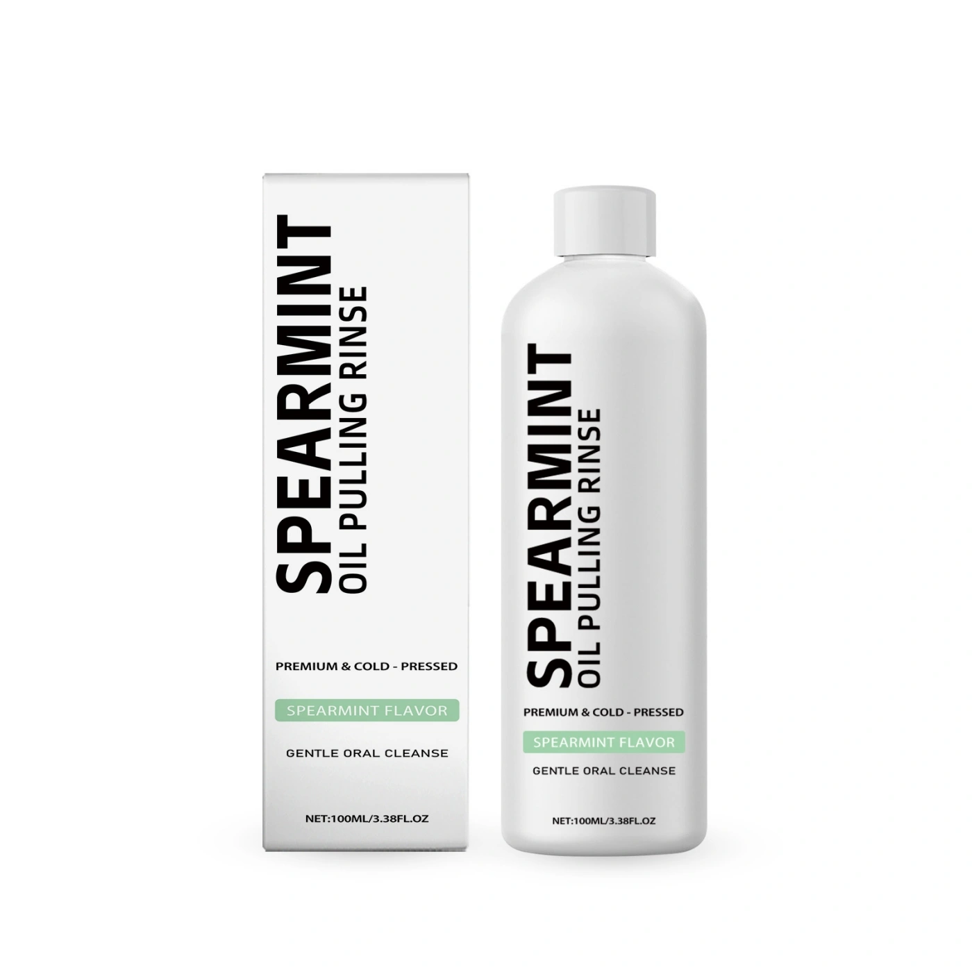 Spearmint Oil Pulling Rinse