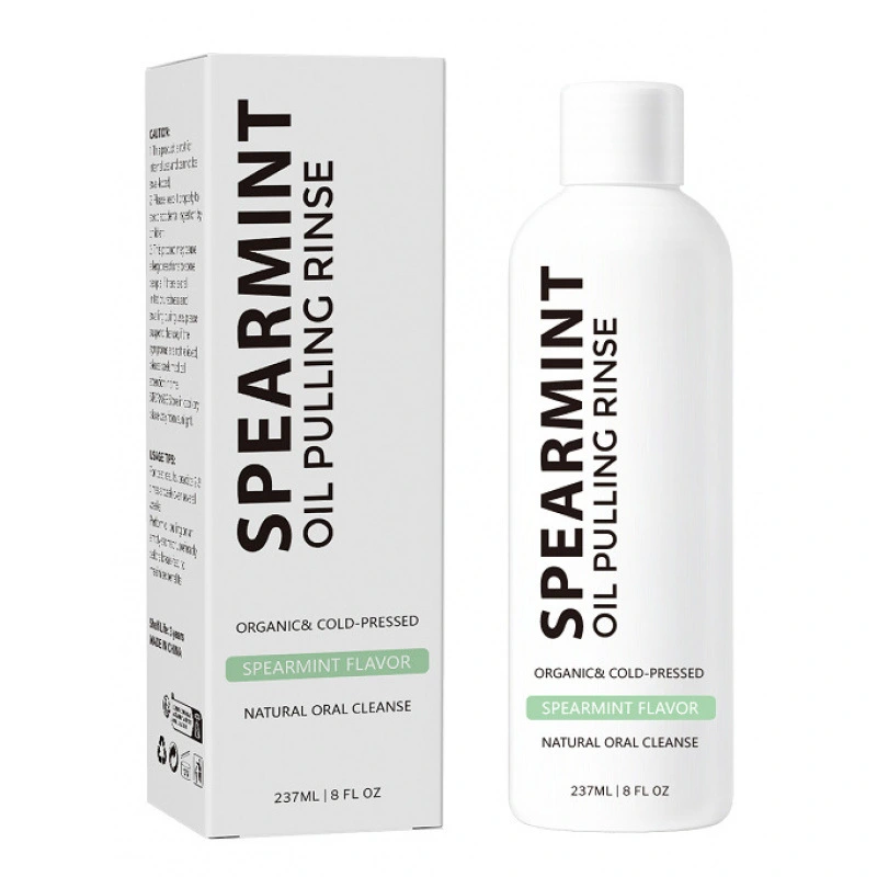 Spearmint Oil Pulling Rinse