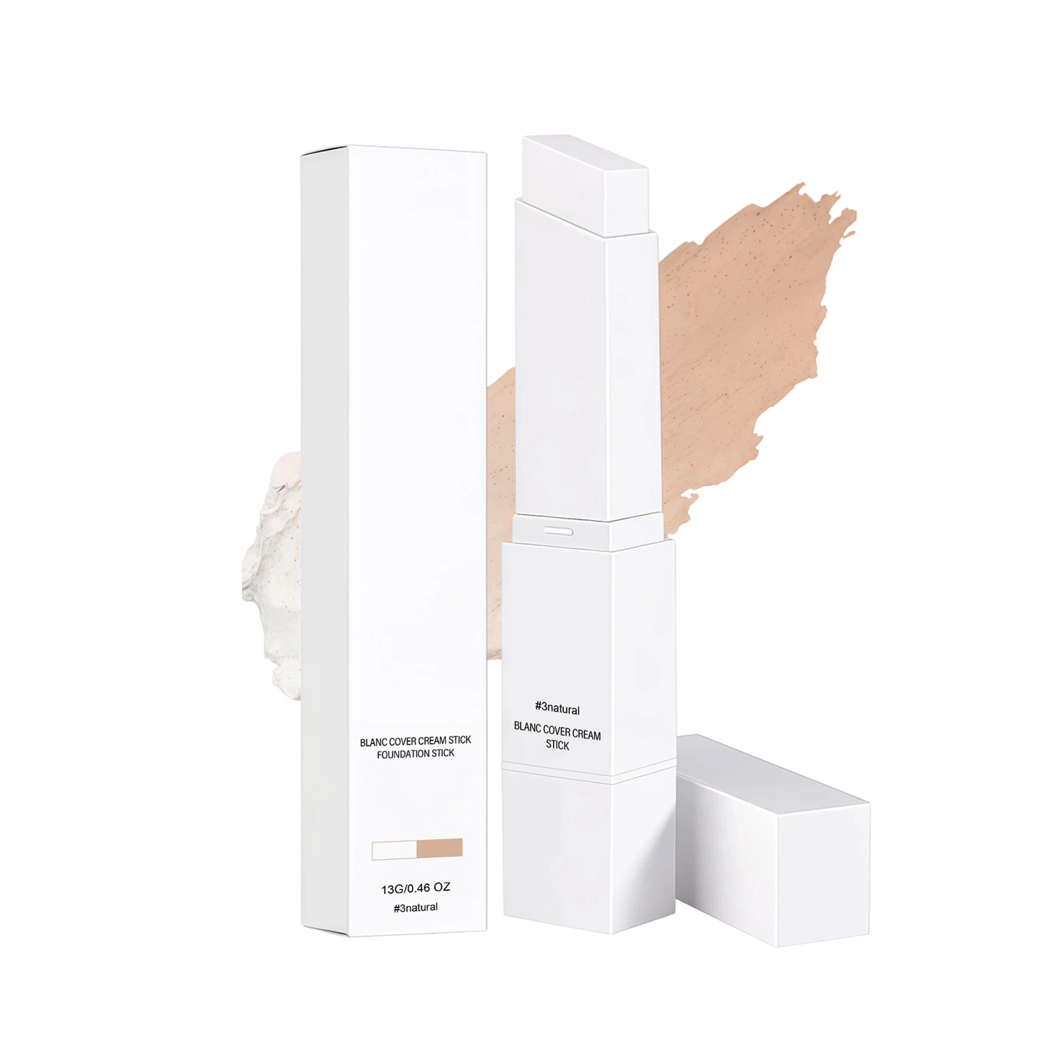 Concealer And Color-changing Foundation Stick