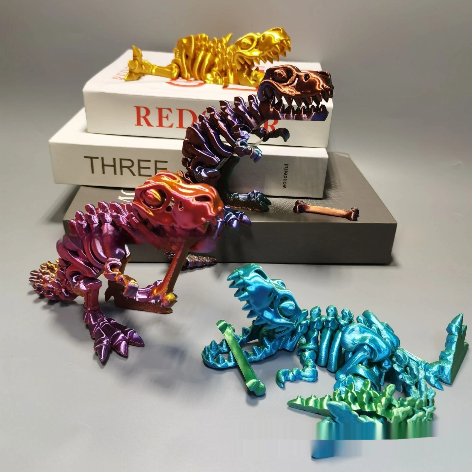 3D Printing Dinosaur Body Movable Joint Shape Free Swing Creative Ornaments