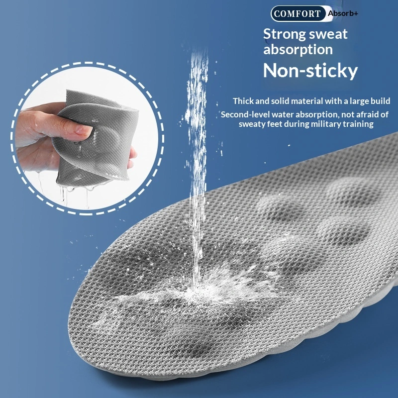 High-elasticity, Shock-absorbing, Sweat-wicking, Deodorizing Arch-support Insoles