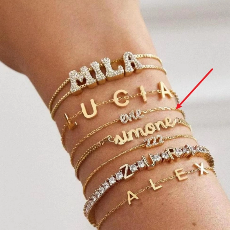 Fashionable Stainless Steel Letter Jewelry