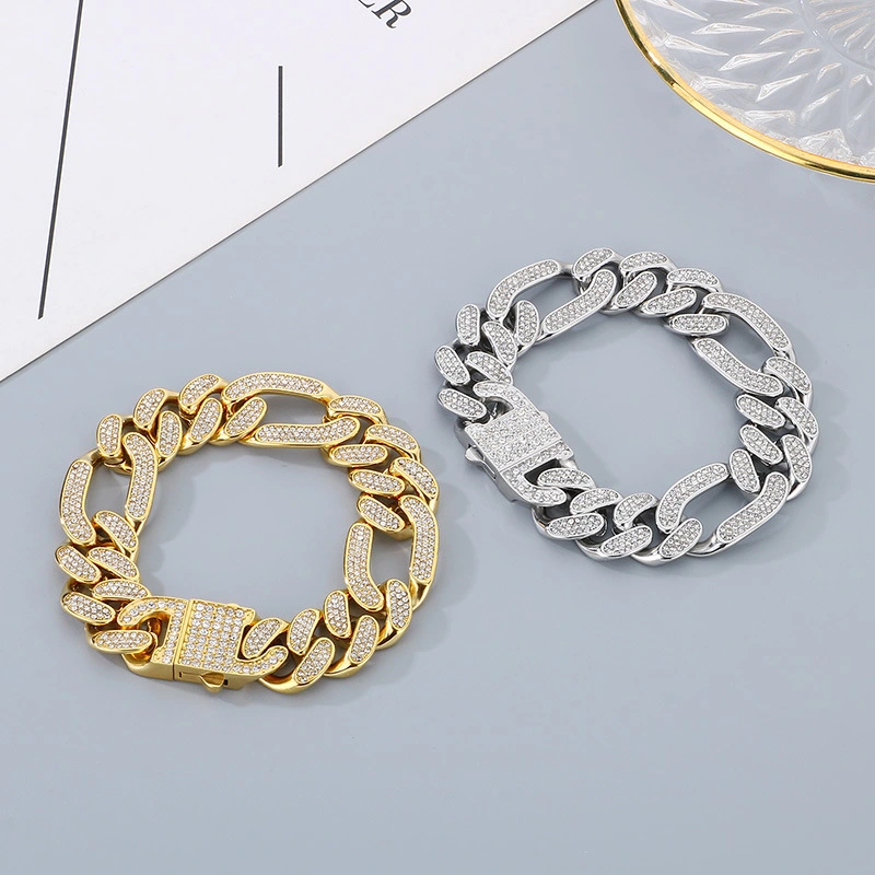 Stainless Steel Men's Necklace Bracelet Set