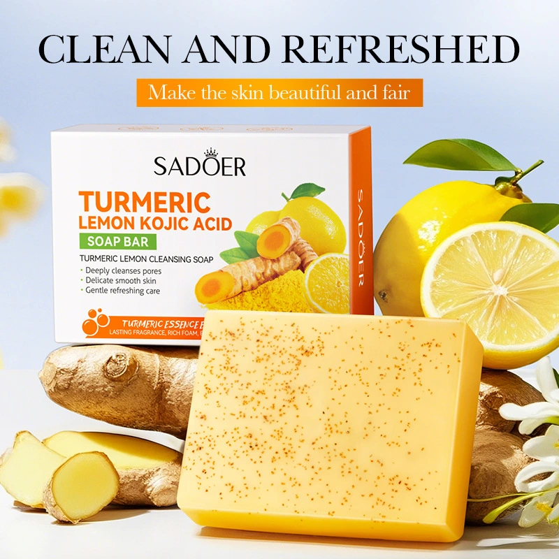 Handmade Turmeric Lemon Skin-Clearing Soap