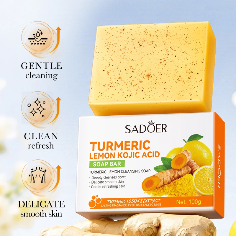 Handmade Turmeric Lemon Skin-Clearing Soap