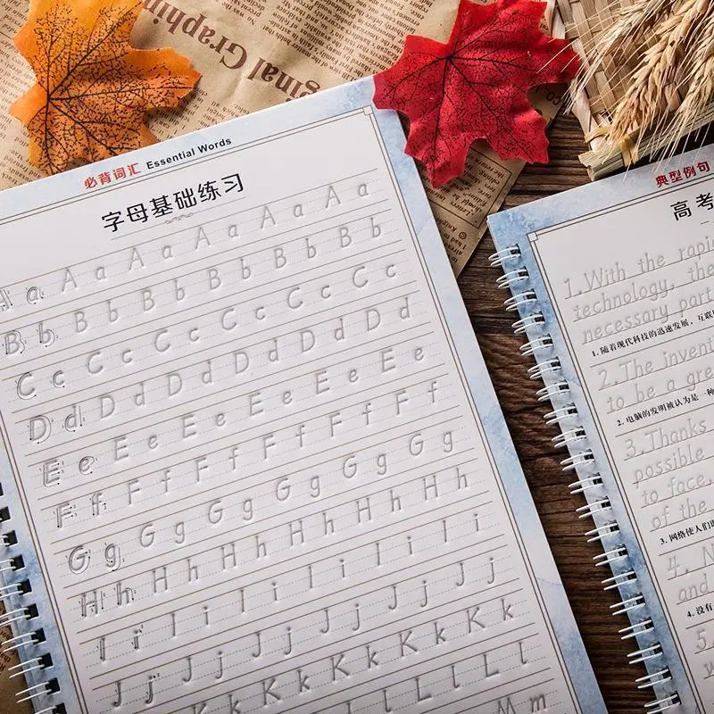 Student Portable Home Use Hengshui Style English Copybook
