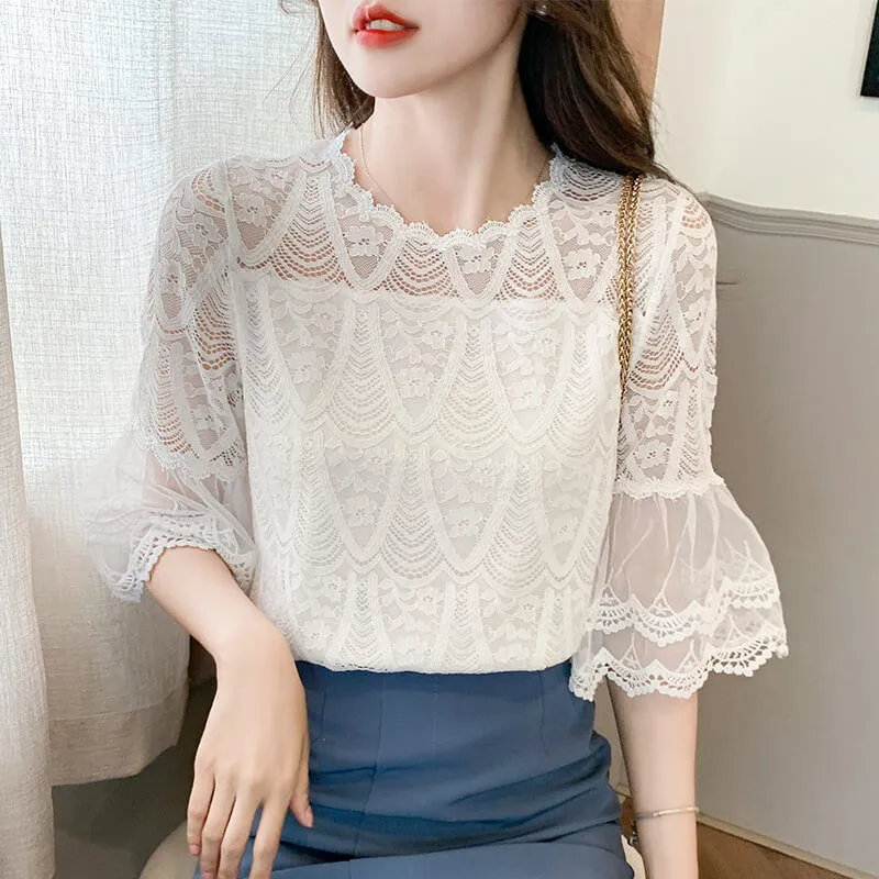 Ethereal Designer-style Niche Chiffon Blouse