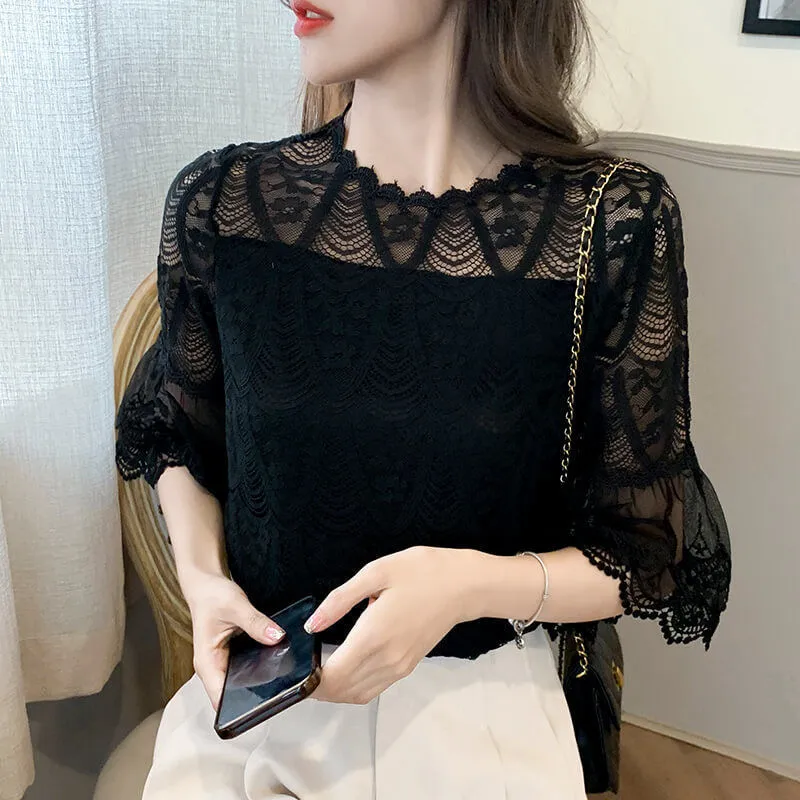 Ethereal Designer-style Niche Chiffon Blouse