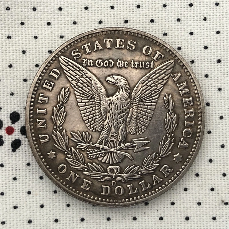 Antique-style Silver Dollar Coin Tramp Commemorative Coin