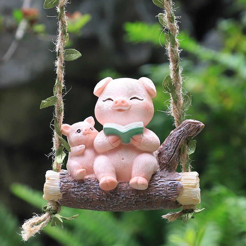 Creative Cartoon Animal Parent-Child Gardening Hanging Decorations