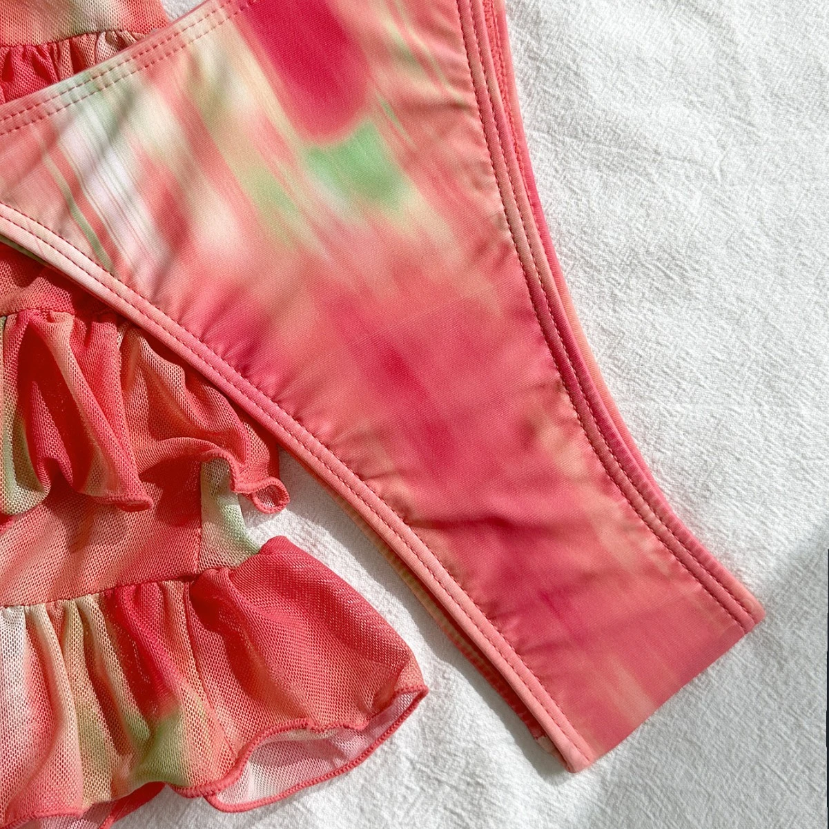 Fashionable Printed Slim-fit Tube Top And Skirt Set