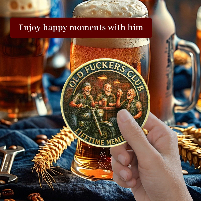 Creative Lifetime Membership Beer Coin Collectible Commemorative Coin
