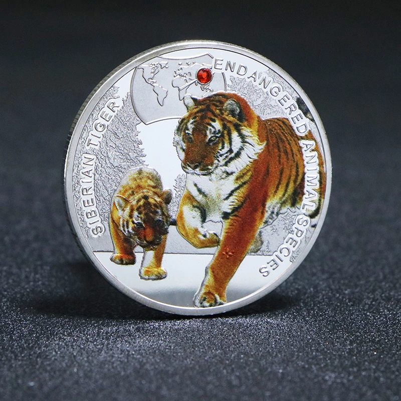 Commemorative Medals Gorilla Tiger Blue Whale Panda Collectible Commemorative Coins