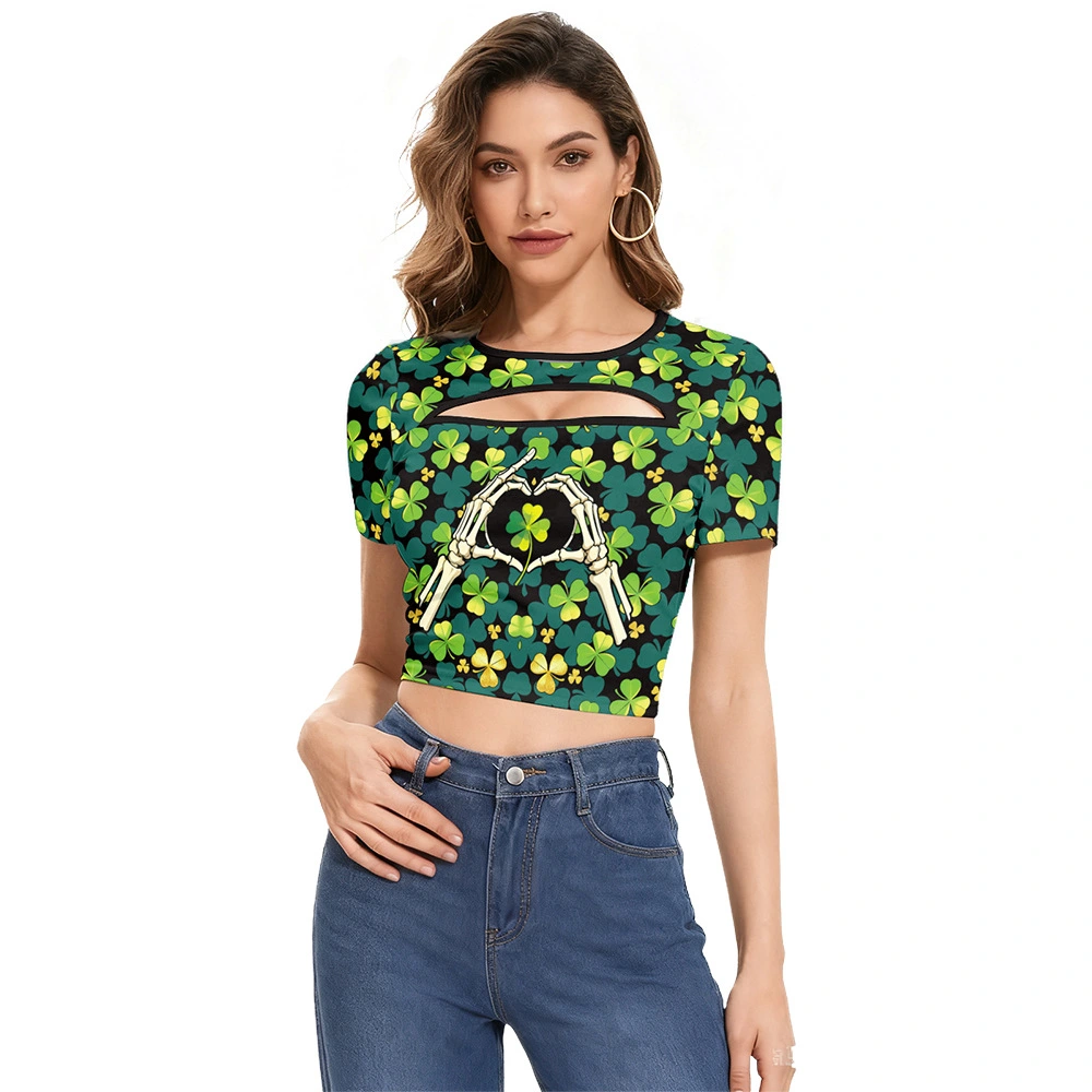 Womens Irish St Patricks Day Short T-Shirt