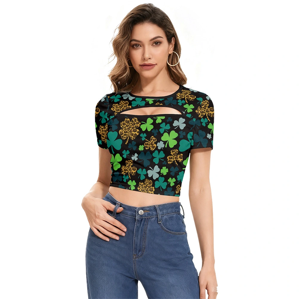 Womens Irish St Patricks Day Short T-Shirt
