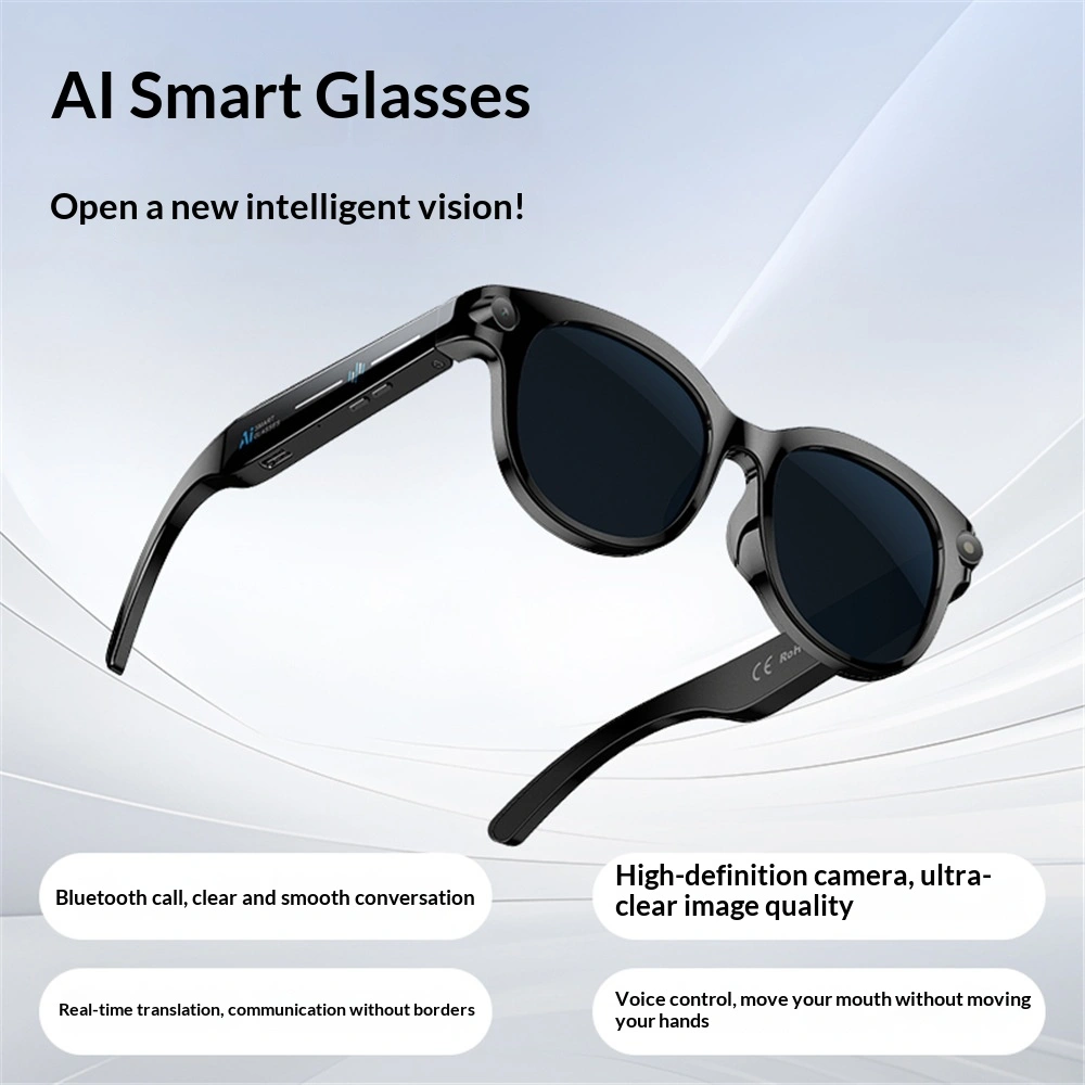 Smart Glasses Bluetooth Calling Photo And Video Recording AI Translation Recognition And Music Playback