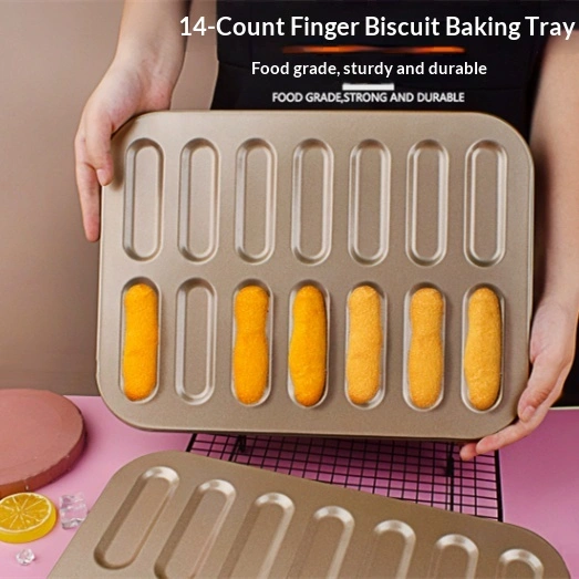 Ladyfinger Biscuit Cake Cookie Pan Tray Household Oven Mold Baking Tools
