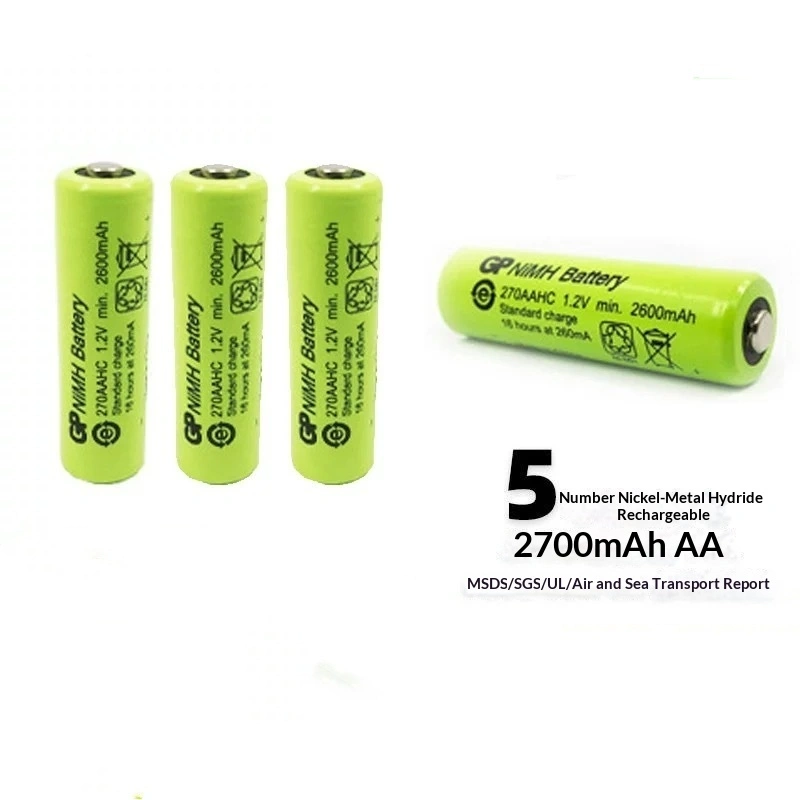 2700 MAh No 5 Rechargeable Battery