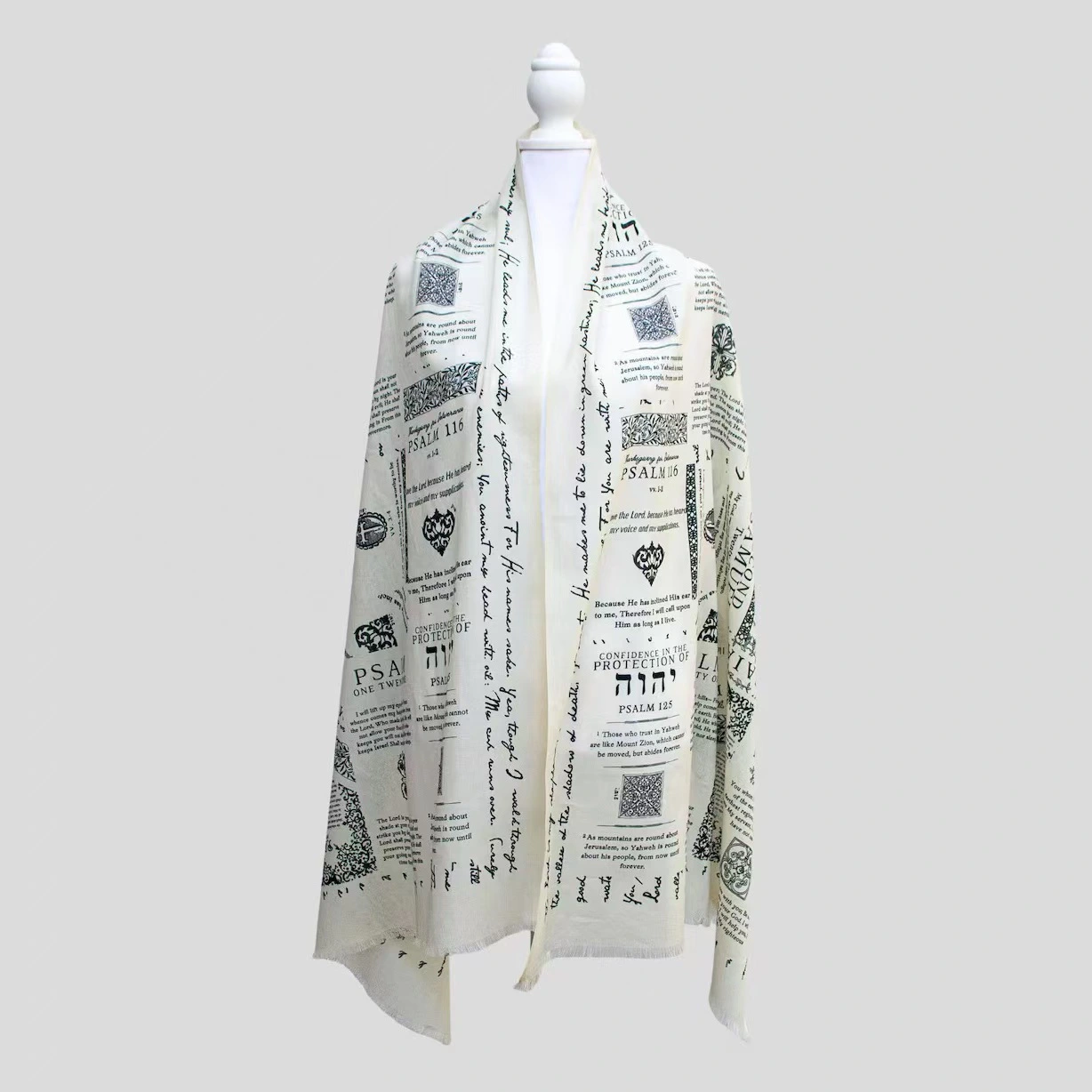 Protecting The Sutra Text Personalized Scarf