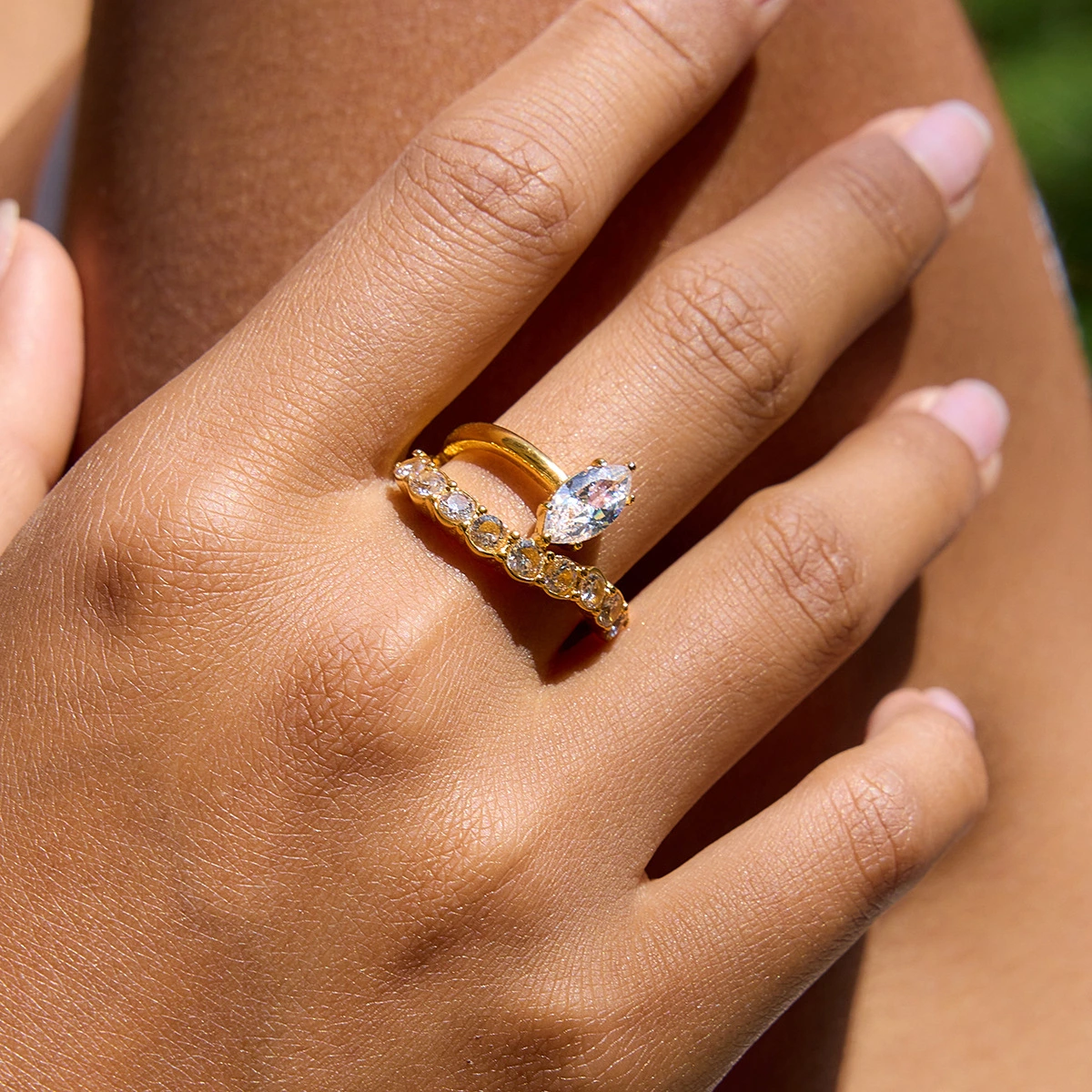 Ring Titanium Steel Non Fading Jewelry For Women