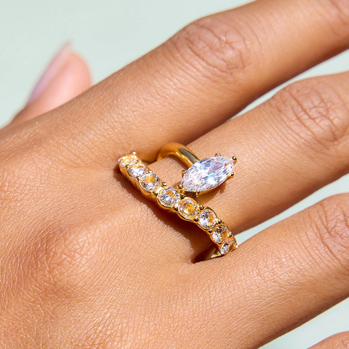 Ring Titanium Steel Non Fading Jewelry For Women