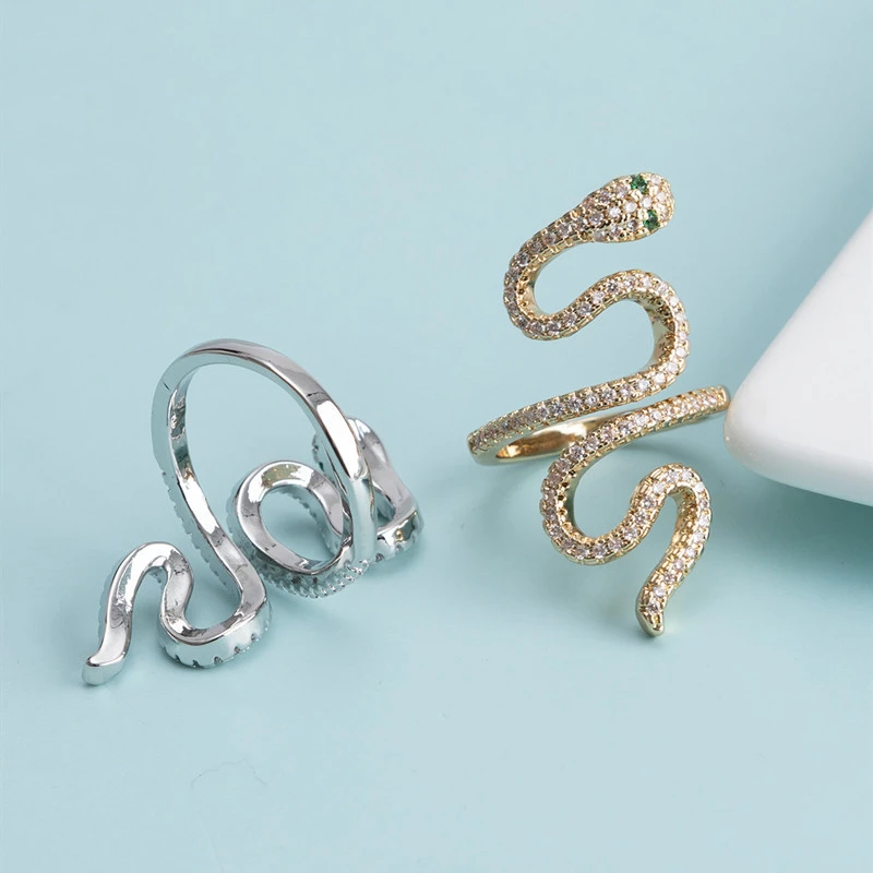 New Japanese And Korean-style Fashionable Minimalist Multicolor Zircon Ring