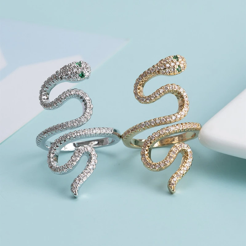 New Japanese And Korean-style Fashionable Minimalist Multicolor Zircon Ring