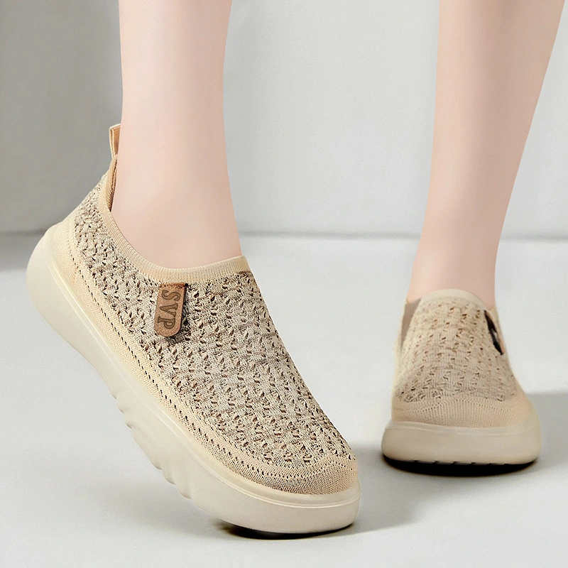 Versatile Spring Flyknit Breathable No-odor Casual Shoes