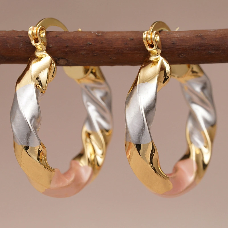 Metal Multi-color Trendy Earrings For Women