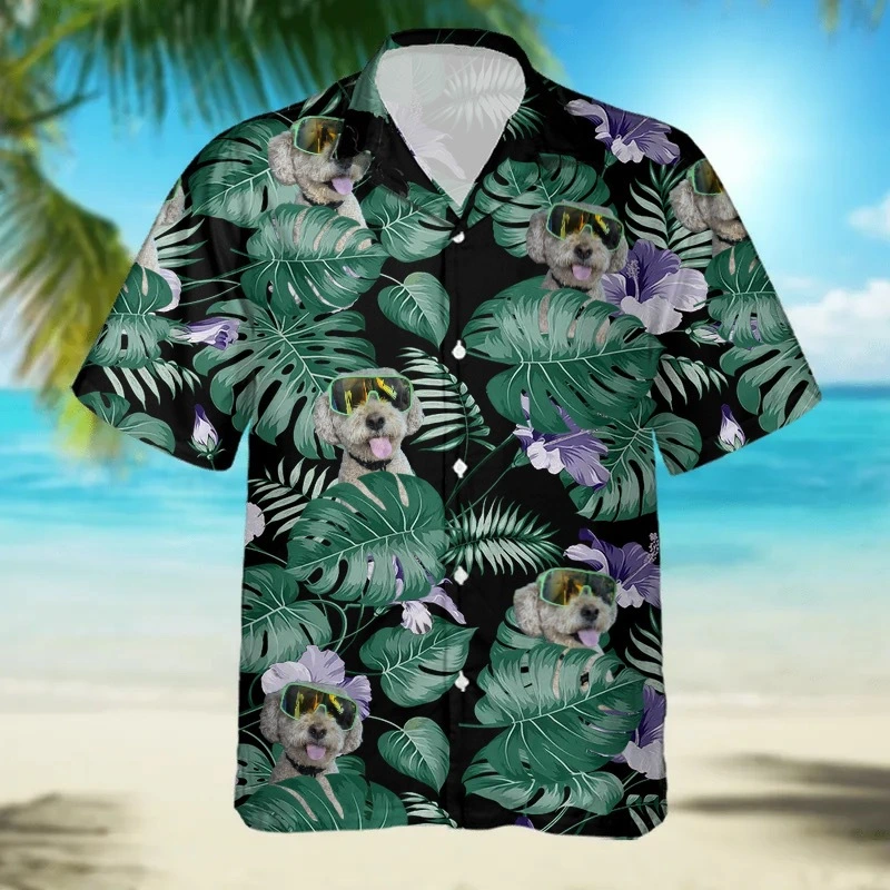 3D Digital Print Hawaiian Men's Casual Shirt
