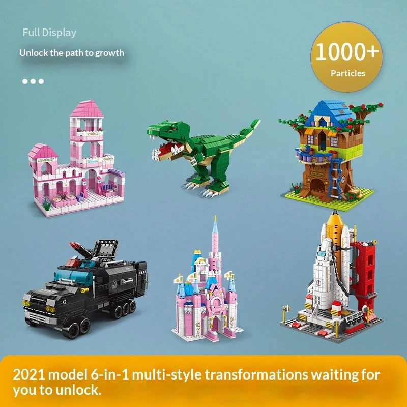 Compatible With Children's Educational Building Blocks