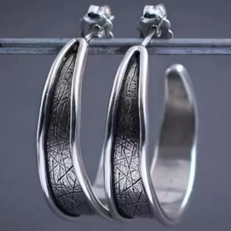 Personalized Retro Bohemian C-Shaped Earrings