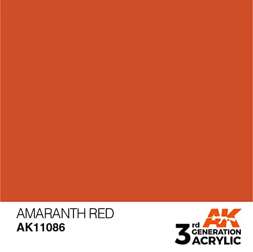 AK Acrylics 3Gen AK11086 Amaranth Red (17ml)