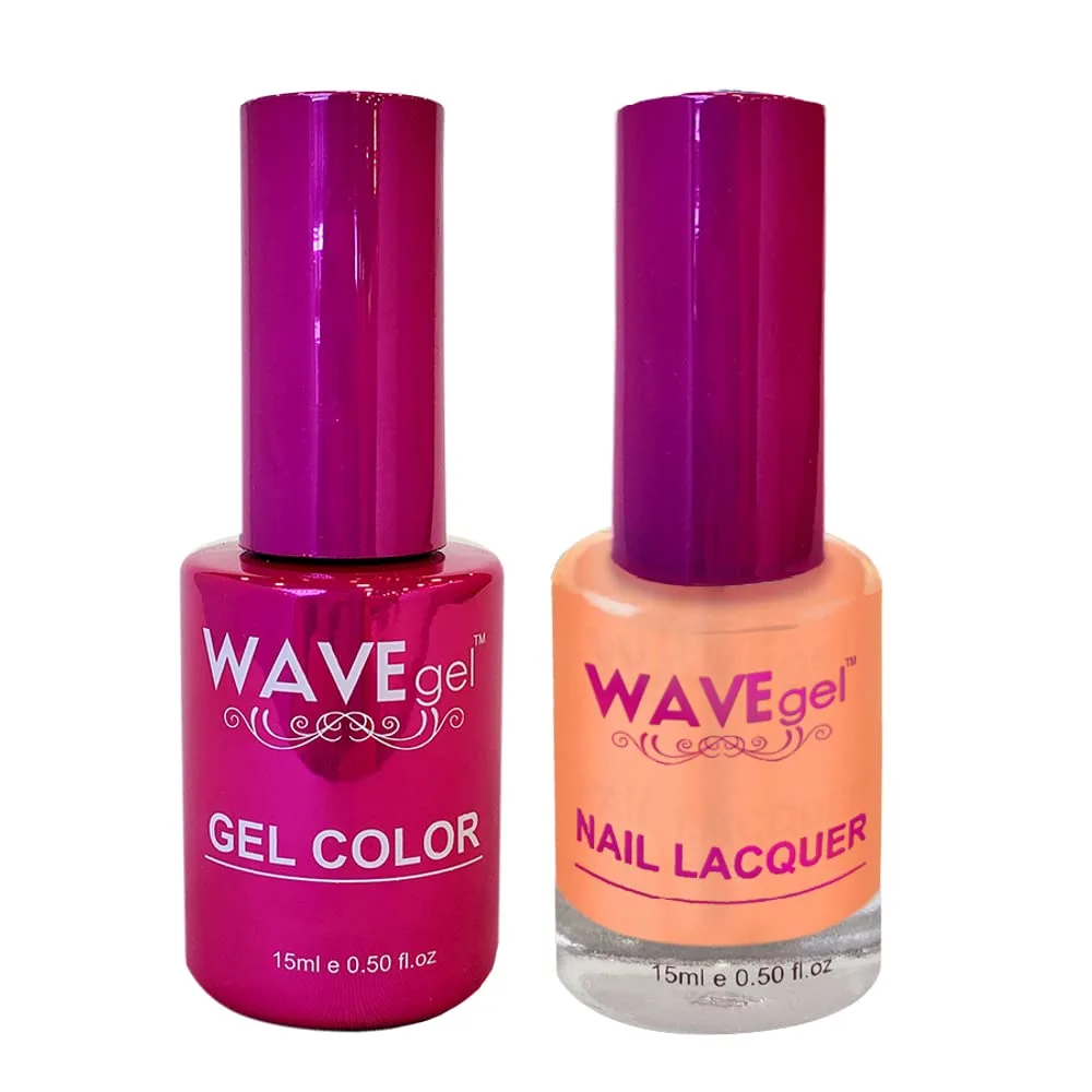 WAVEGEL Soak-Off Gel & Nail Lacquer Matching Duo Set - Princess Collection - #95 Checkmate I 0.5 Oz