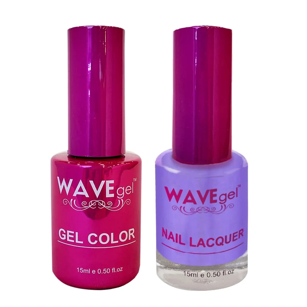WAVEGEL Soak-Off Gel & Nail Lacquer Matching Duo Set - Princess Collection - #71 Magical I 0.5 Oz