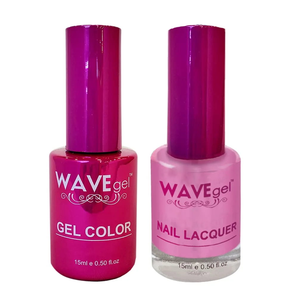 WAVEGEL Soak-Off Gel & Nail Lacquer Matching Duo Set - Princess Collection - #75 I Am Her I 0.5 Oz