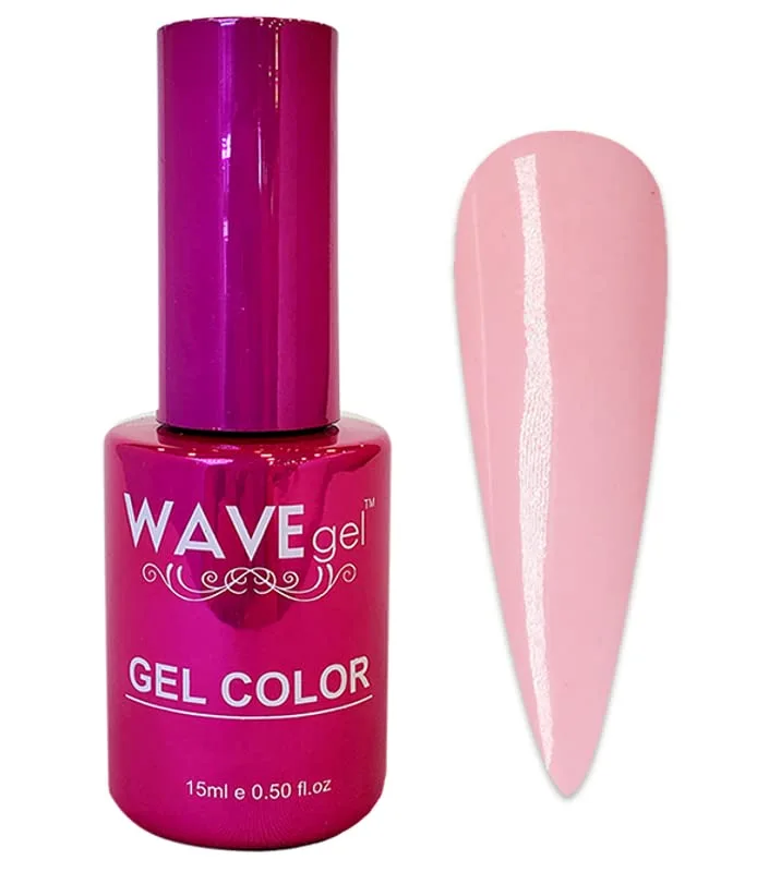 WAVEGEL Soak-Off Gel & Nail Lacquer Matching Duo Set - Princess Collection - #11 Princess Peach I 0.5 Oz