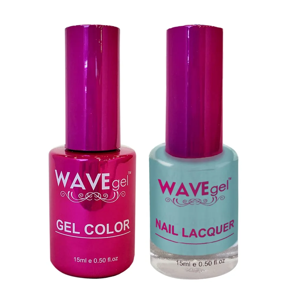 WAVEGEL Soak-Off Gel & Nail Lacquer Matching Duo Set - Princess Collection - #46 Still Memory I 0.5 Oz