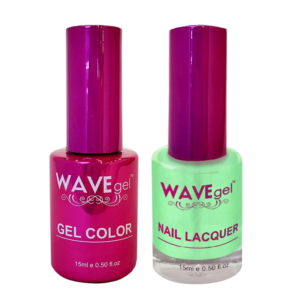 WAVEGEL Soak-Off Gel & Nail Lacquer Matching Duo Set - Princess Collection - #48 Tortoise I 0.5 Oz
