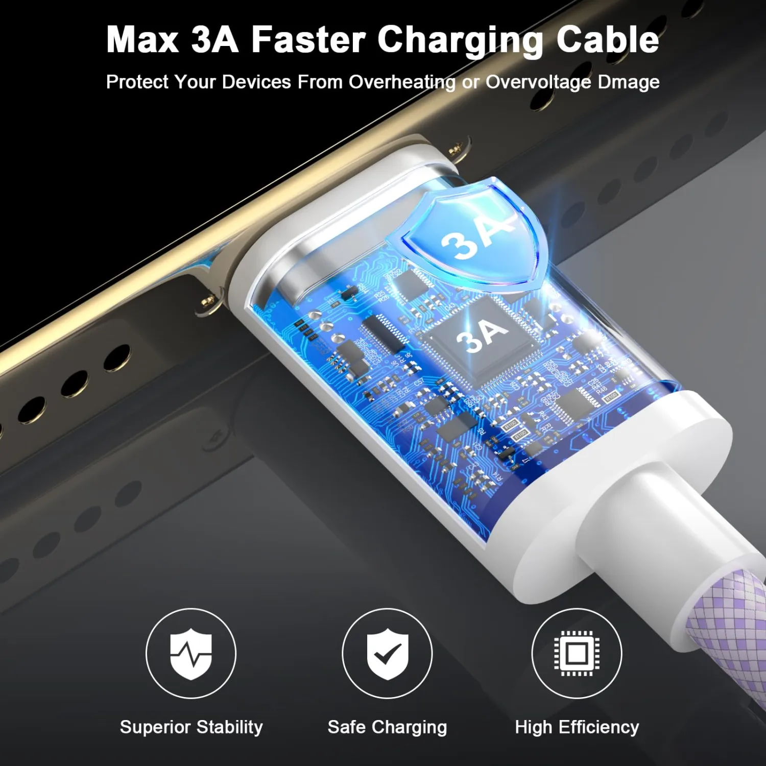 Car Carplay Cable Cord for iPhone 17 16, 4 Pack 3.3FT [MFi Certified] USB to USB C Cable iPhone 17 16 Carplay Charger Cord for iPhone 17/17 Pro/17 Pro Max/16/15/16 15 Pro Max
